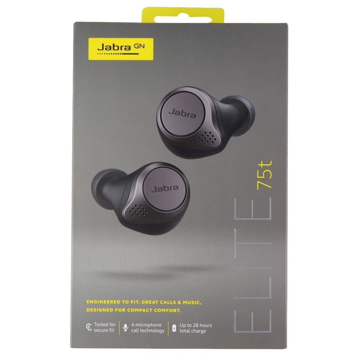 Jabra Elite 75t Earbuds True Wireless 