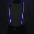 thumbnail image 2 of LINLIN Light Up Suspenders, Man LED Luminous Suspenders and Bow Ties Set for Party Bars Halloween School, 2 of 9
