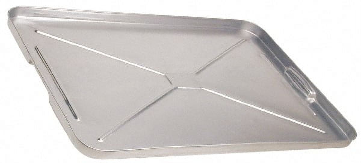 22x22 Inch Black Utility Plastic Drain Pan, Drip Tray