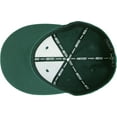thumbnail image 6 of Solid Flat Brim Bill Fitted Baseball Cap, 6 of 6