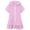Pink, variant on Girls' Swim Cover Up Dress,Full Zip Hooded Absorbent Beach Robe with UPF 50+ Sun Protection,Quick-Dry Towel Material for Pool,Beach,Water Activities,Functional and Cute for Summer - Hot Pink