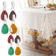 thumbnail image 5 of Tablecloth Clips for Outdoor Tables,Teardrop Tablecloth Weights with Metal Clip, Heavy-Duty Windproof Table Cover Holder for Picnic, 5 of 9
