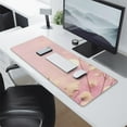 thumbnail image 2 of Professional-Grade Pink Mouse Pad & XXL Desk Pad – 31.5x11.8 inches Desk Mat with 3 Levels, Perfect for Computer Keyboards and Home Office Work, 2 of 7