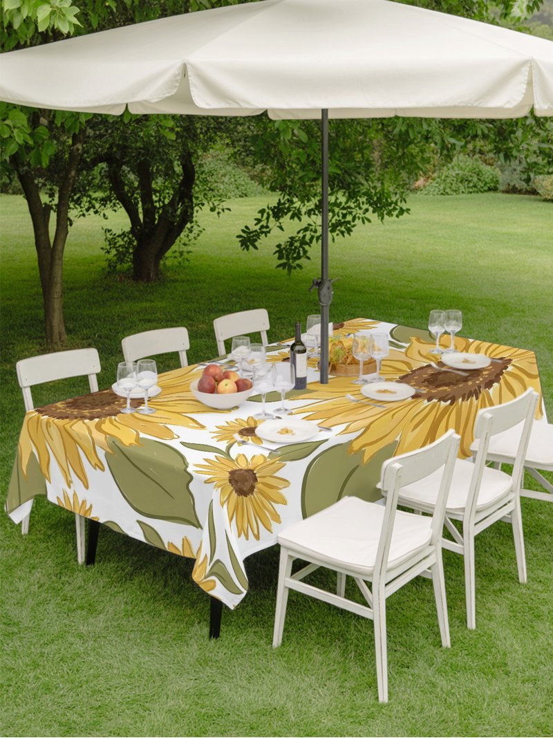 floral patio table umbrella LAGarden 6ft Outdoor Wood Market Scalloped Edge 8-Rib 2x Manuals HD Designs Paisley Patio Umbrella,