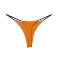 thumbnail image 1 of Bikini sexy de cintura baja con doble tanga de algodón para mujer, ropa interior en forma de T, 1 of 8