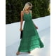 thumbnail image 2 of Vestido Maxi de Verano PRETTYGARDEN con Tirantes Finos Verde Talla L, 2 of 4