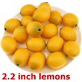 thumbnail image 3 of 24 pcs Artificial Lemons and Limes for Decoration Fake Fruit Realistic for Home Party Bathroom Birthday Classroom - Mini Size (2.2 inch), 3 of 3