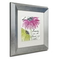 thumbnail image 2 of Trademark Fine Art 'Daisy Morning II' Silver Framed Art by Color Bakery, 2 of 4