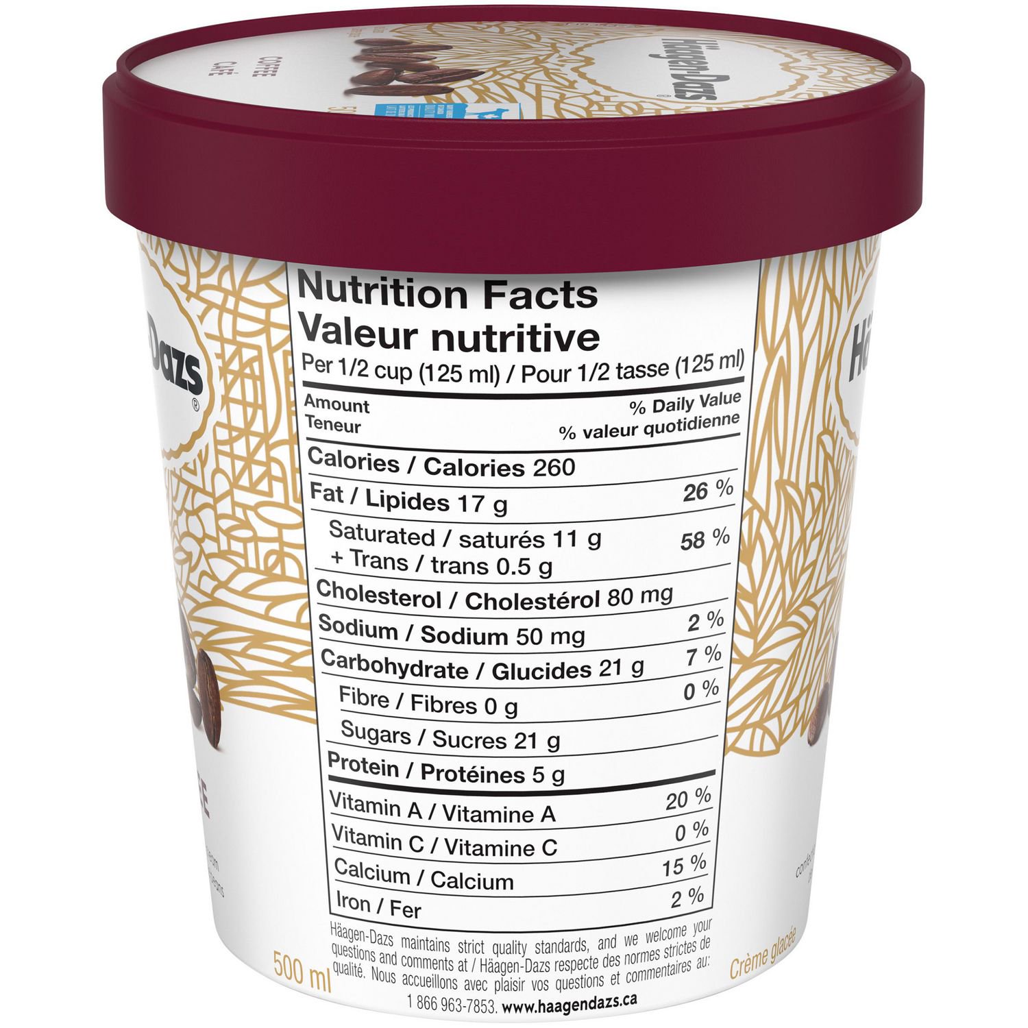 HÄAGEN-DAZS® Coffee Ice Cream 500 ml | Walmart Canada
