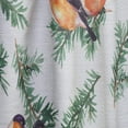 thumbnail image 4 of Designart 'Robin Birds Sitting On Pine Branch' Animals Curtain Panel, 4 of 5