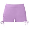 thumbnail image 5 of Lullu Girls Swim Shorts Solid Basic Quick Drying Stretch Swim Trunks Swimwear, Sizes 5-14, 5 of 7