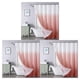 thumbnail image 1 of Inteprter Cortina de ducha de PEVA no pasante para baños extragruesos e higiénicos rosa 180*200 rosa Type1 NO1, 1 of 6