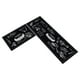 thumbnail image 5 of Alfombras de Cocina para el Piso, 40x60 + 40x120cm Conjunto de Alfombras de Piso de Agua Y Aceite Absorbentes para el Hogar, Fibra de Poliéster Antideslizante para la Lavandería de Cocina Y Alfombras, 5 of 6