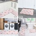 thumbnail image 5 of Pioneer Flower Floral Print Pattern Kitchen Rugs Sets Of 2, Anti Fatigue Non Slip Washable Floor Mats for Kitchen Sink Laundry, 17X30 Inch + 17X47 Inch, 5 of 6