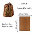 thumbnail image 4 of Bolsas de satén GONGKANGYUAN para extensiones de cabello y pelucas, 12 unidades, 4 of 7