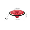 thumbnail image 3 of Wzzjkit Neoprene Floating Can Cooler 9x9 Inch, Pool Drink Holder for Beach, Floating Drink Buoyant Cup Holder with Lanyard, Summer Party Supplies, Red, 3 of 6