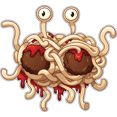 thumbnail image 1 of 5" Pastafarian Religion Flying Spaghetti Monster, 1 of 1