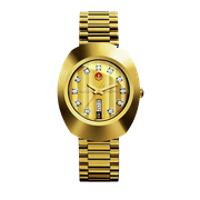 Rado Men's R12413493 Original Gold Dial Watch by Rado