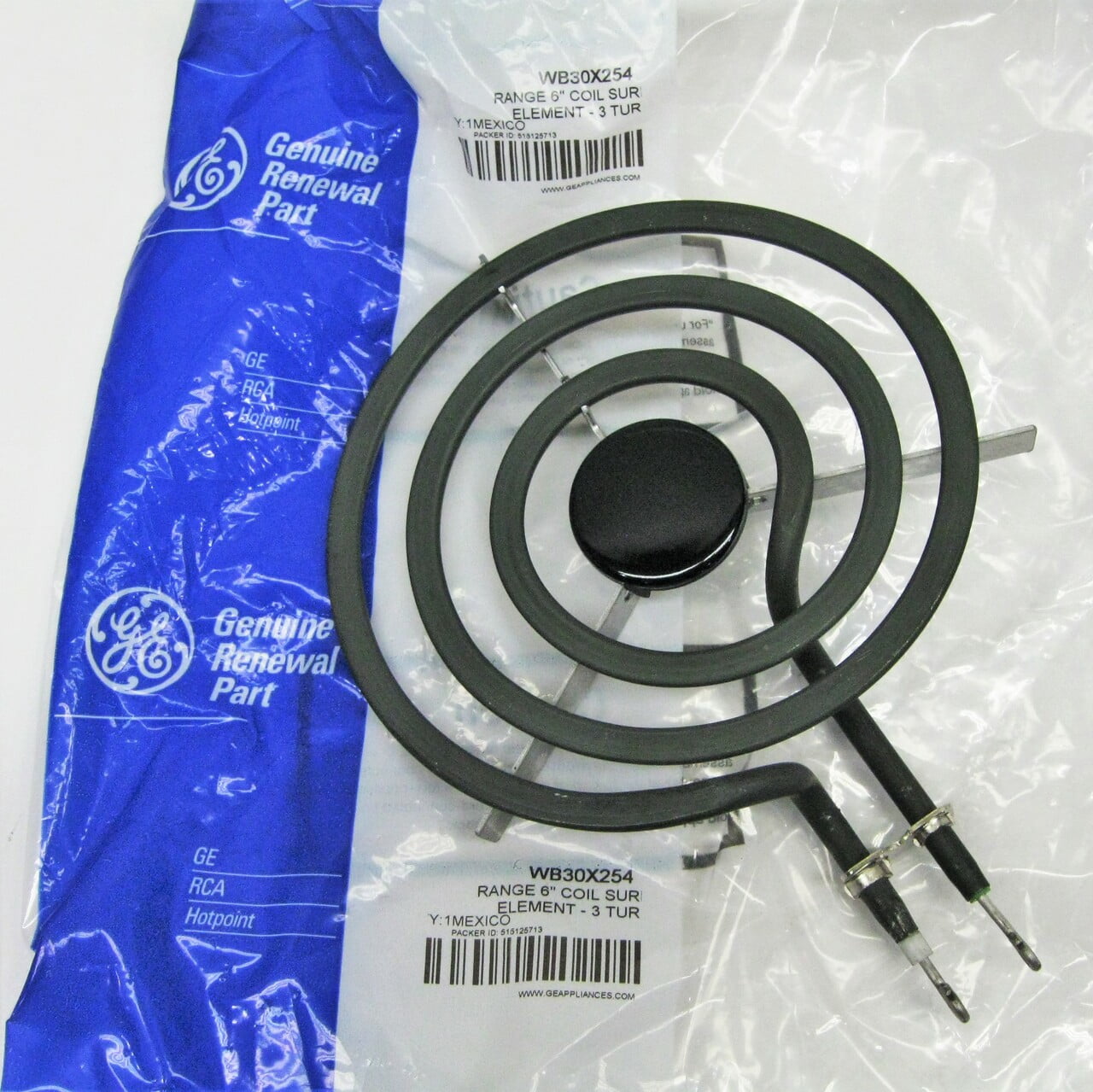 GE WB30X254 WB30X254 GE Range Surface Unit Element Small Burner Eye 6 -  Walmart.com