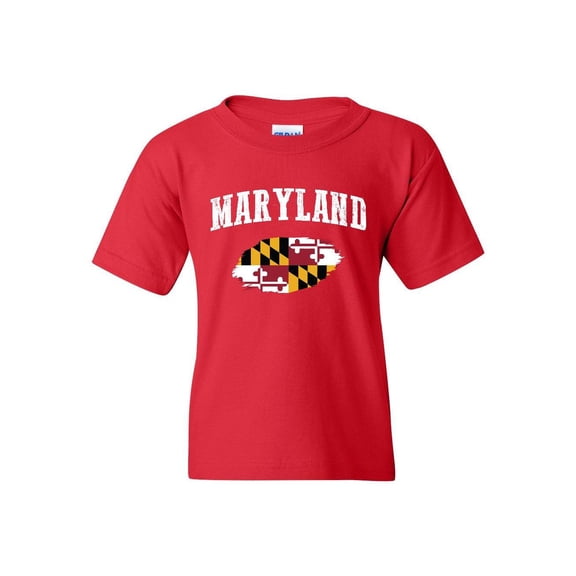 Big Girls T-Shirts and Tank Tops - Maryland Flag