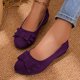 thumbnail image 5 of Zapatos de Verano Casuales para las Mujeres Versátiles de Moda de Tamaño Grande Tacón de Cuña Boca Poco Profunda Bowknot Zapatos de Cabeza Redonda Zapatos de Cuña Baja para las Mujeres, 5 of 9