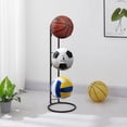 thumbnail image 2 of Estante De Almacenamiento De Pelotas Deportivas, Soporte De Almacenamiento De Baloncesto, Organizador Para El Hogar, Soporte De Exhibición Vertical De Hierro Para Voleibol, Fútbol, ​​Baloncesto Kearding HA038567-00, 2 of 6