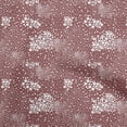 thumbnail image 1 of oneOone Cotton Jersey Dark Rose Brown Fabric Uneven Dot Craft Projects Decor Fabric Printed By The Yard 58 Inch Wide, 1 of 4
