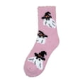 thumbnail image 4 of jiaxiM 5 Pairs Fall Socks, Plush Socks, Festive Halloween Mid‑Calf Hosiery, Thick Fluffy Material, Elastic Fit, Comfort House Socks For Relaxing At Home, 4 of 4