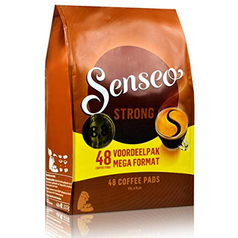 Senseo® Strong Coffee Pads, Dark Roast, Triple Pack of 48 Pads 
