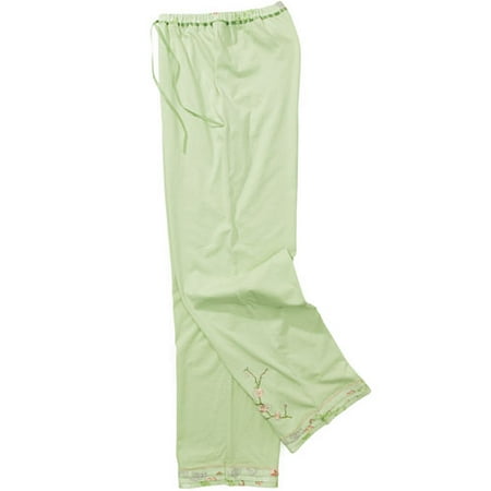 Women's Plus Embroidered Knit Sleep Pants