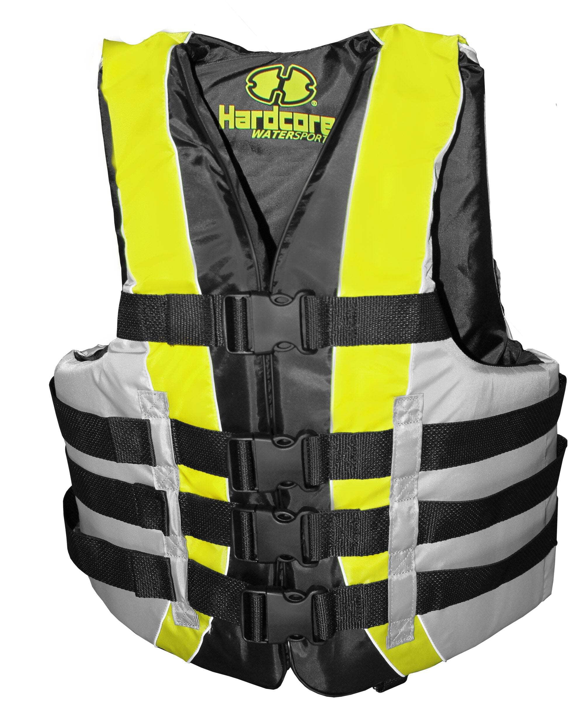 Hardcore Water Sports Hardcore Life Vest For Adults | High Visibility | USCG Approved | Fully Enclosed