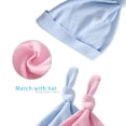 thumbnail image 4 of YSCULBUTOL Baby Twins Bodysuits Drinking Buddies Newborn Infant Clothes Unisex Twin Romper Outfits With Hat, 4 of 5