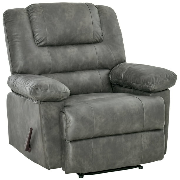 Manual Recliner Chair Reclining Sofa with Wide Seat, Hidden