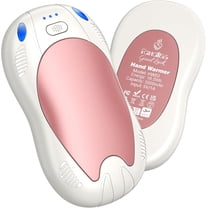 2-Pack 10000mAh Rechargeable Hand Warmers - AI-Smart Chip Electric Pocket Heater with 6 Heat Levels, Portable for Christmas Gifting, Work, Golf, Hunting & Camping