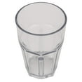 thumbnail image 2 of G.E.T. Heavy-Duty Faceted Shatterproof Tumbler, 10 Ounce, Clear (Set of 4), 2 of 5
