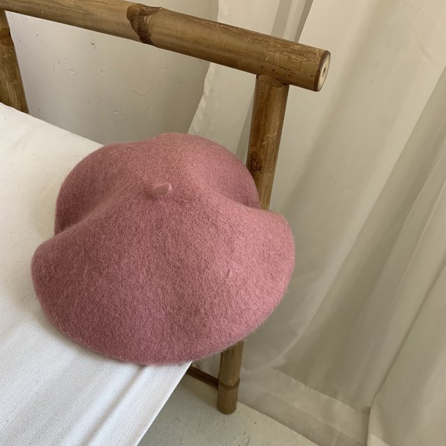 LinYooLi Breda Hat Female British Retro Autumn And Winter Day Is Wool Painter Hat Ladies Beilei Hat Versatile Korean Version