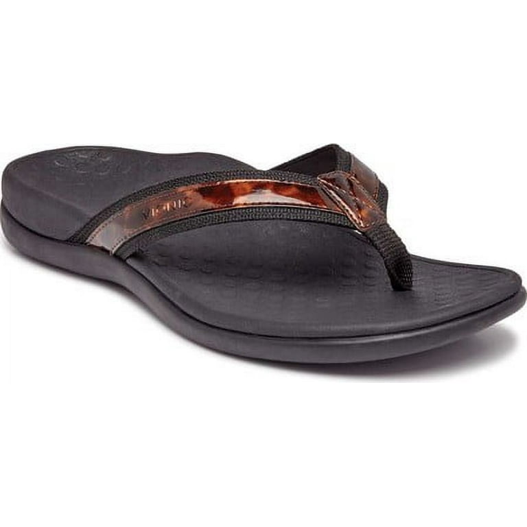 Vionic Tide Ii Vionic Black Flip Flops Women's Vionic Tide II Sandal