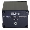 thumbnail image 2 of Micrófono de Condensador Electret de XLR A 3,5 mm, Cabezal de Micrófono, Amplificador, Mezclador, Tarjeta de Sonido, Convertidor de Captación., 2 of 5
