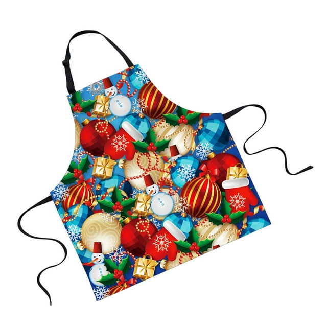 Delantal de Cocina profesion - Durable, Cadena Ajustable, Lavable a , - Patrones de Navidad H