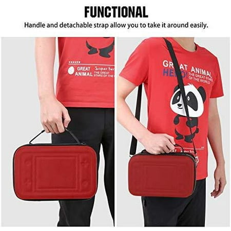 Moko Storage Case For Nintendo Switch Travel Carrying Hard Protective Messenger Bag Canada - Nintendo Switch Leather Case Gr Moko Storage Case For Nintendo Switch Travel Carrying Hard Protective Messenger Bag Canada - Nintendo Switch Leather Case Gr