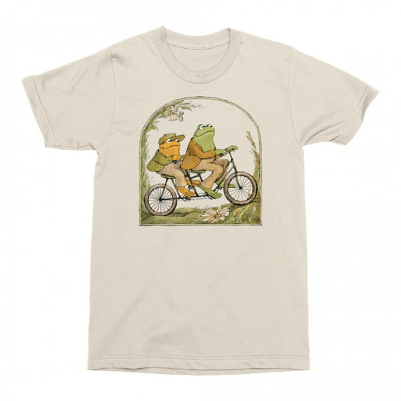 Frog and Toad Tandem Bicycle T-Shirt-XLarge