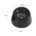 thumbnail image 2 of OULII 20PCS Furniture Gripper Pad Protective Cap Rubber Mat Black, 2 of 7