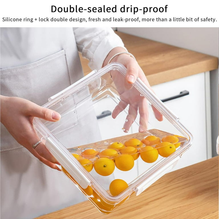 Four-compartment Snack Serving Tray Transparent Fruit Plate Multi-purpose  Plastic Candy Storage Container with Lid for Candy Fruit Snack 
