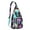Greenish-blue-3, variant on Gothic Mushroom Sling Bag – Dark Academia Aesthetic Crossbody Backpack – Lightweight Travel Shoulder Bag for Witchy Students, Artists, and Outdoor Explorers