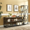 thumbnail image 2 of Pemberly Row 2 Shelf Wide Bookcase in Driftwood, 2 of 4