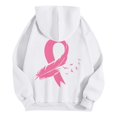 thumbnail image 7 of Bovemsi Sweatshirt for Women Breast Cancer Awareness Hoodies Ribbon Graphic Full Zip Up Oversized Fleece Jackets Clothes Zip Up Hoodie, 7 of 7