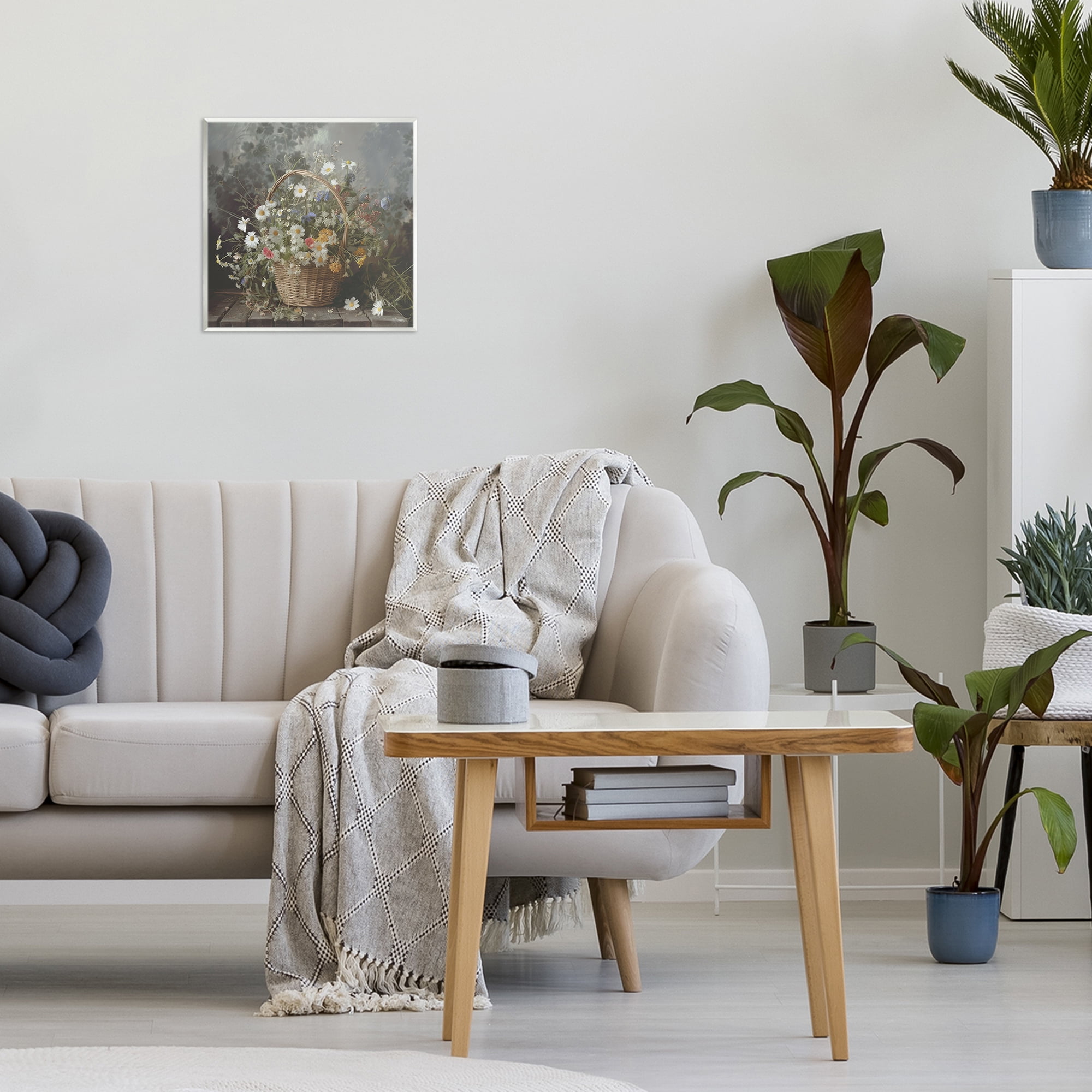 Stupell Industries Florals In A Basket Arrangement Wall Plaque Art, design by Lazar Studio