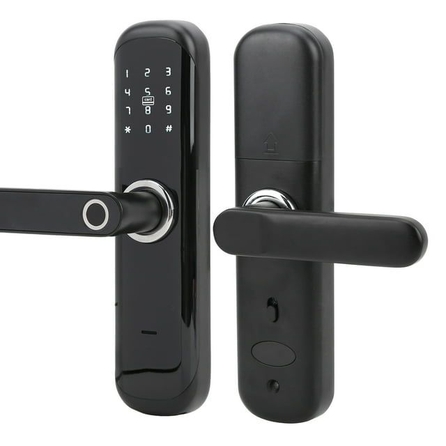 Smart Door Lock, Free Handle Digital Keyless Entry Door Lock For Home For Hotel For TUYA APP For Apartment
