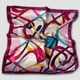 thumbnail image 4 of Pañuelo de seda artificial Pañuelo cuadrado pequeño Pañuelo de azafata Pañuelo cuadrado Pañuelo Tamaño compacto, 4 of 6