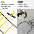 thumbnail image 5 of Sports Speed Agility Training Set 12 Disc Cones 4 Steel Stakes And Agility Ladder For Football Bask, 5 of 5